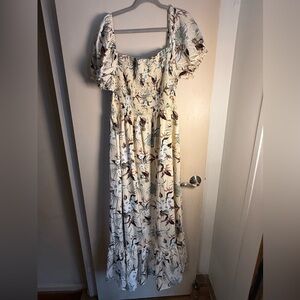 Baltic Born Capri Smocked Maxi Dress NWT